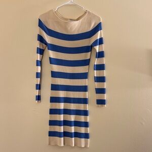 SALE Freshman 1996 Striped Sweater Dress